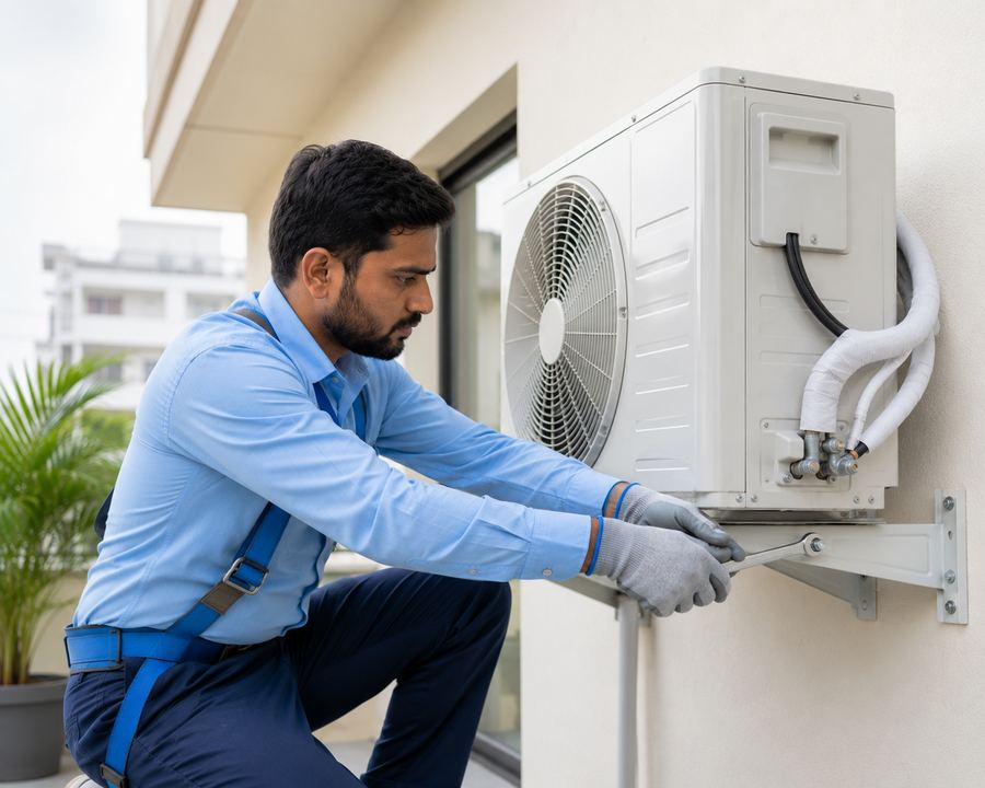 AC Outdoor Unit Installation Aurangabad