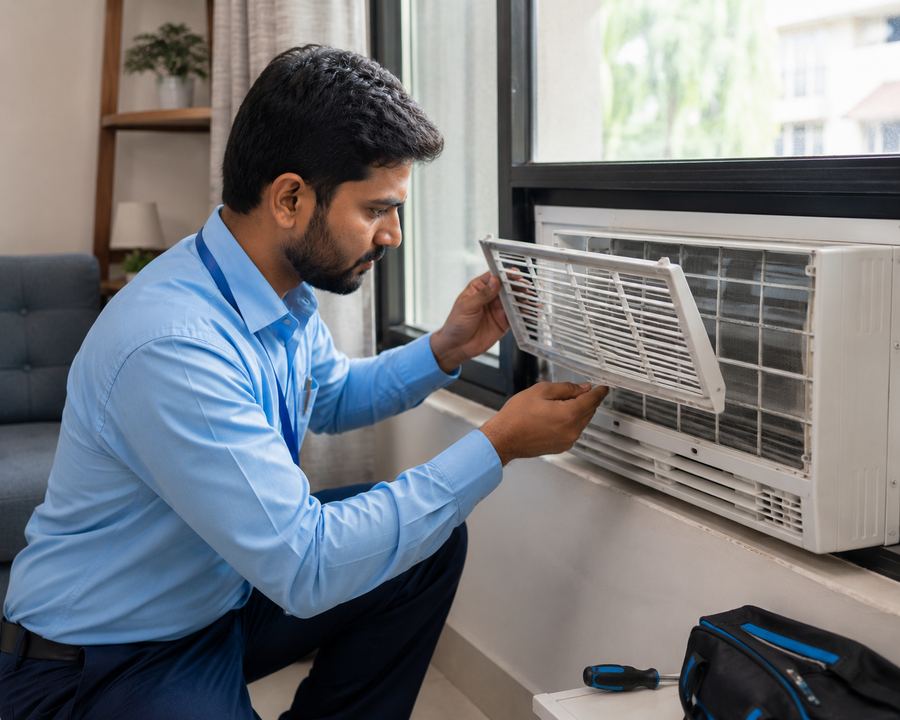 Window AC Filter Repair Aurangabad